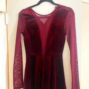 Velvet Long Sleeve Romper